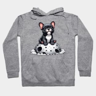 Lunar Frenchie: Adventures Beyond, Dog Lover, French Bulldog Hoodie